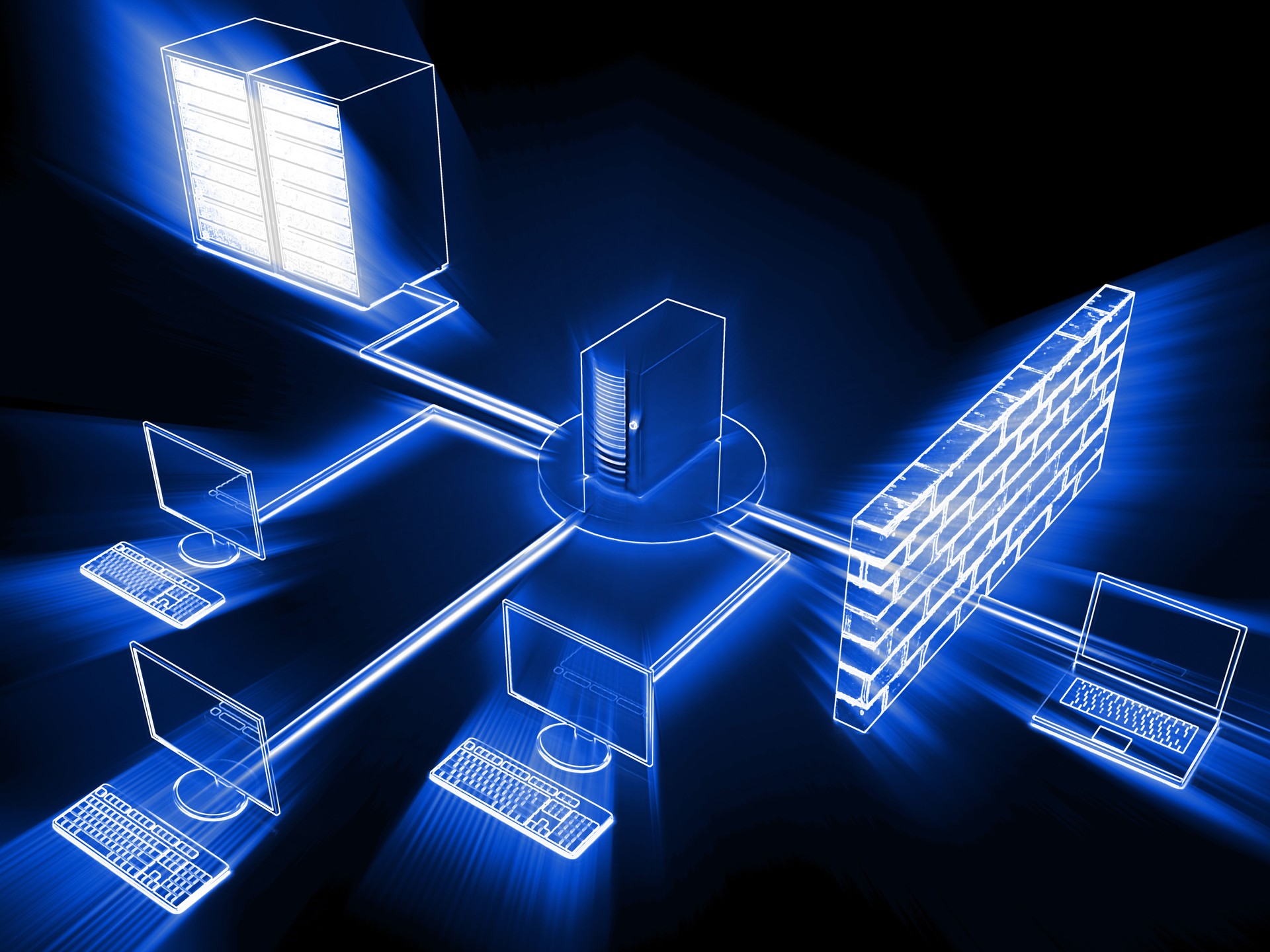 Computer network security internet firewall cyber data server